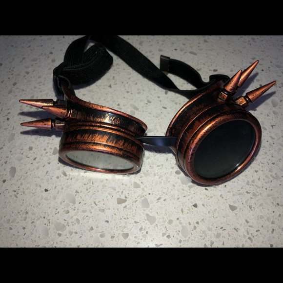 woman man fashion steampunk sunglasse - Picture 3 of 4